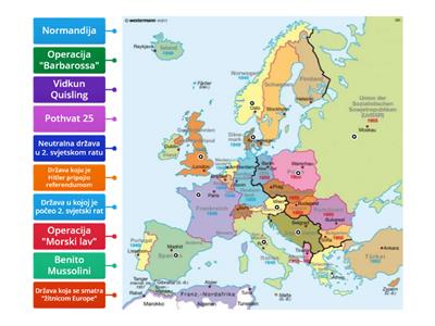 2. svjetski rat karta Europe-Matija Lajtman