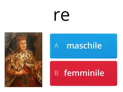 Nomi maschili e femminili