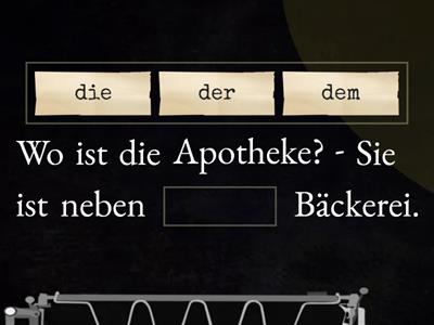 Deutsch echt einfach A 1.2 Lektion 8 Präpositionen mit Dativ