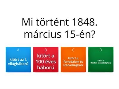 1848. március 15. (10 kérdés)