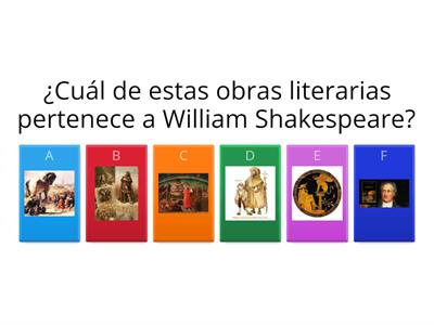 Cuestionario: William Shakespeare.