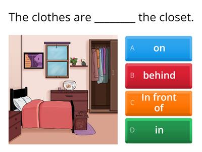 Prepositions of place