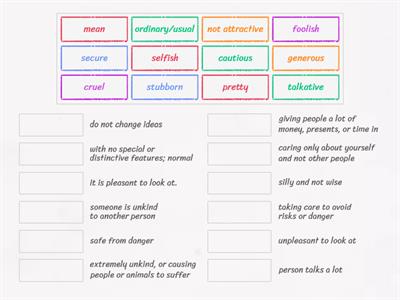 Personality traits