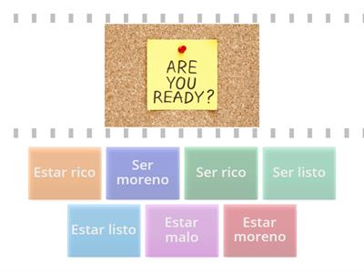 Ser/Estar casos particulares