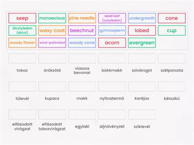 UNIT 1.2 - TREES (matching)