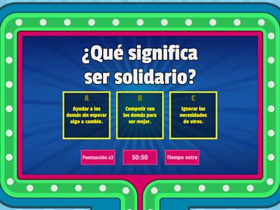 Desafío Solidario: ¿Qué Tanto Sabes de la Solidaridad?