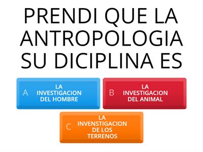 APRENDER ANTROPOLOGIA