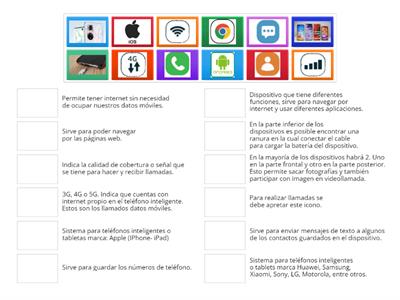 Componentes de un teléfono inteligente