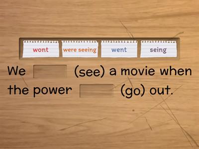 Activity 1: Past Simple vs Past Continuous. 