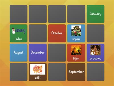 Months, seasons of the year