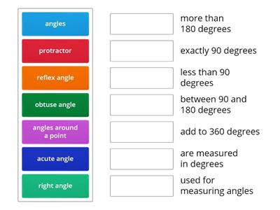 Revision - Match-Up Angles