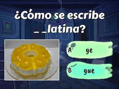 Uso de ge y gi - Recursos didácticos