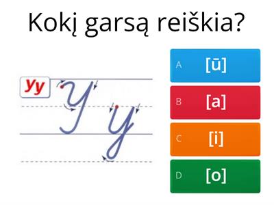 Kokį garsą reiškia? - 3