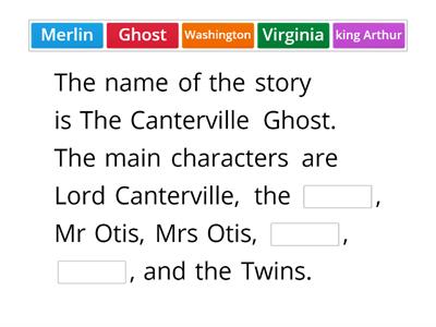 Retelling: The Canterville Ghost