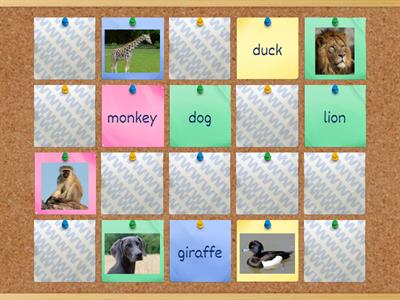 Animals 1-10 - Memory Game