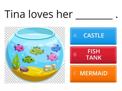 Play in English Red - Tina & The Fish Tank