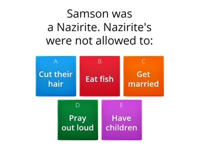 Samson - The Explorer's Bible