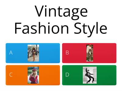  Fashion Styles quiz