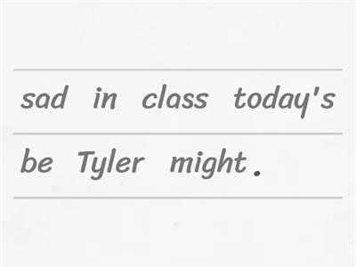 OD3 Grammar U9 Tyler VS Shinade