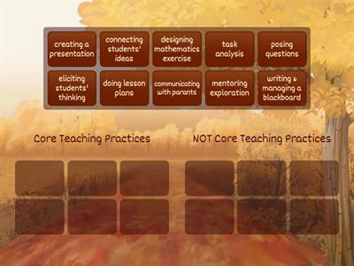 Core Practices in Teaching