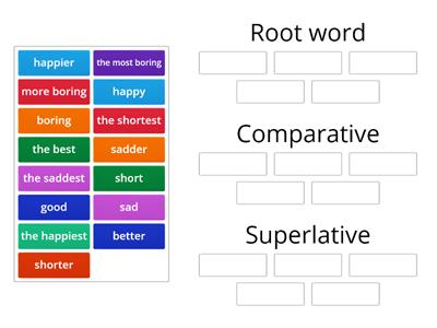  Comparatives and Superlatives  