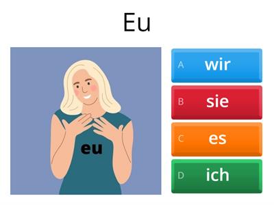 Personalpronomen - Deutsch Portugiesisch