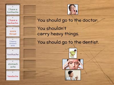 Unit 11: What's the matter with you - Lesson 1, 2