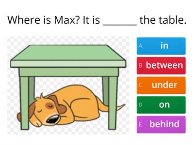 Unit 4 - Prepositions of place 