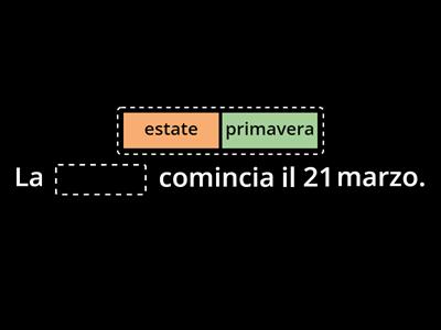 Staggioni, mesi, giorni 