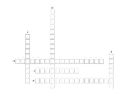 Tropical Rainforest  Key Terms Crossword