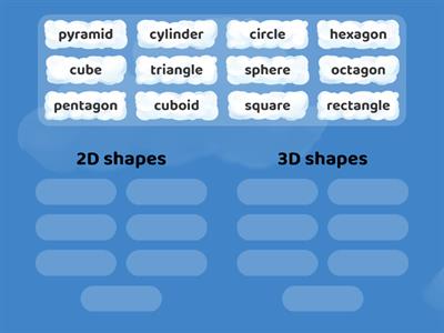 2D or 3d shape