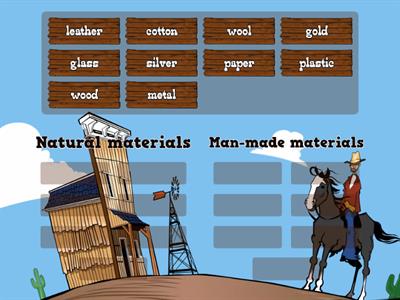 Categorise materials