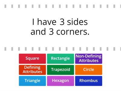 Attributes of Shapes 2-D