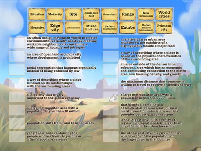 APHuG: Cities and Urban Land Use 1