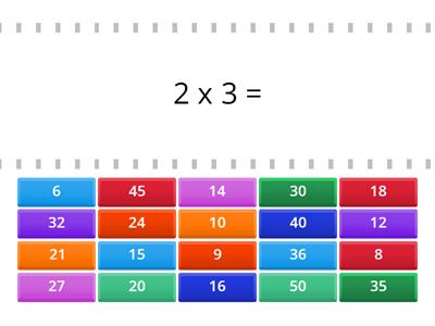 Perkalian Dasar 1 (hasil kurang dari 50)