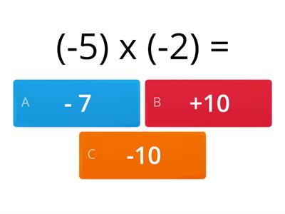 Moltiplicazioni e divisioni con i numeri relativi