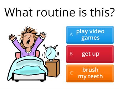 Adults (Routines and the Time)