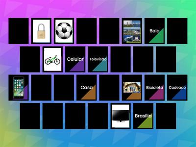 Jogo da memória - substantivos