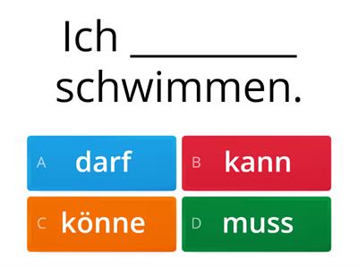 Modalverben Deutsch