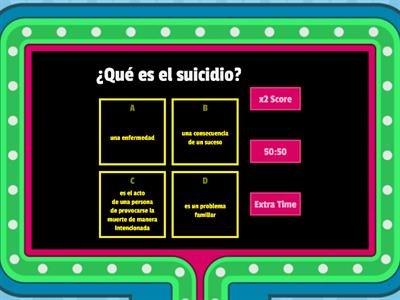 prevención al suicidio