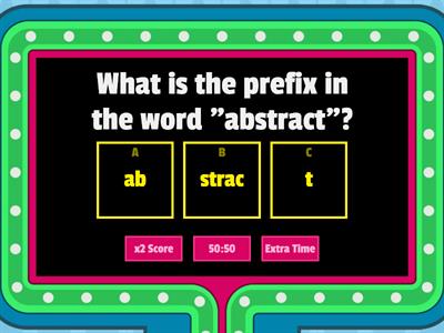 SAT Prep Word Morphology Assessment