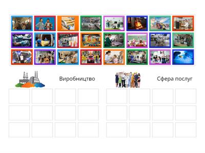 Виробництво чи сфера послуг