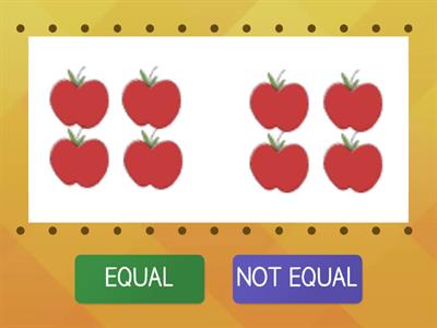 EQUAL & NOT EQUAL