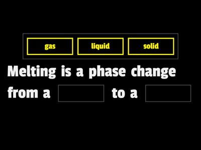 PHASE CHANGES OF MATTER