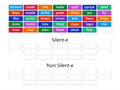 Silent-e Syllables