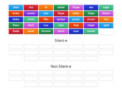 Silent-e Syllables