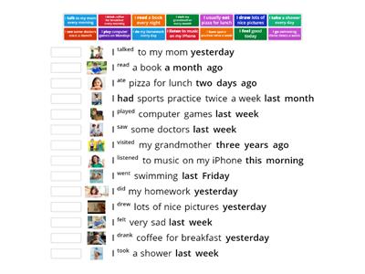 Super Minds 3 - Past Simple (regular and irregular) - My Routine