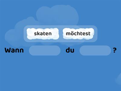 4 Klasse - möchten + Verb II