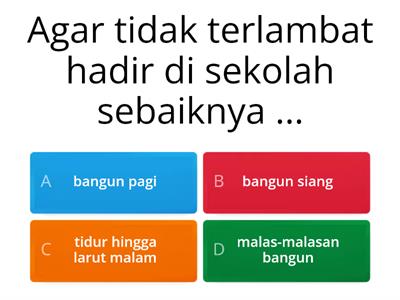 Tata tertib di sekolah