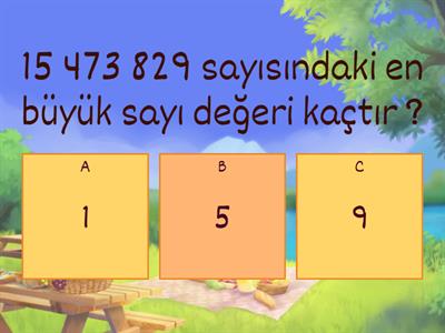 5.sınıf doğal sayıların okunuşu, sayı ve basamak değeri 